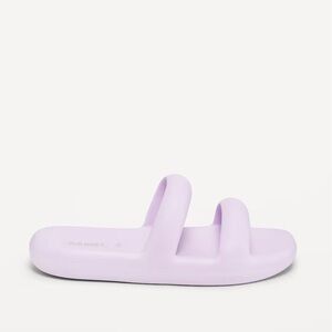 Beach Slides- Lilac Double Strap Sandals